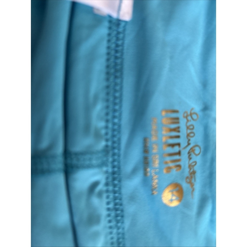 Lilly Pulitzer Darlene Skort Fish Kiss Zanzibar Blue Sz 14 Luxletic UPF 50 - Picture 6 of 9